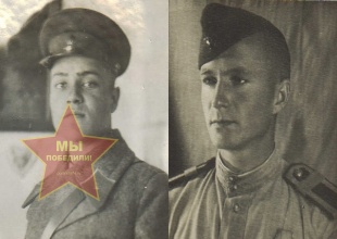 Михайлов Павел Григорьевич внизу слева и Павлинин Виктор Михайлович внизу справа