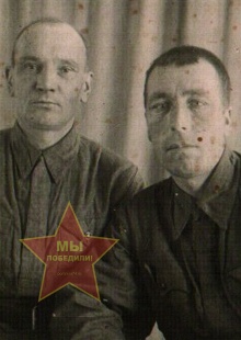 Кутяшев Николай Андреевич слева, Батин справа