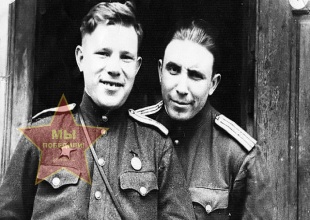 Тенегин Евгений Андреевич слева и Гвардейцев Владимир Степанович